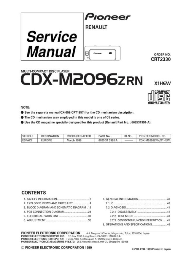 CDX-M2096ZRN, CX-652_CRT2330_CRT1857